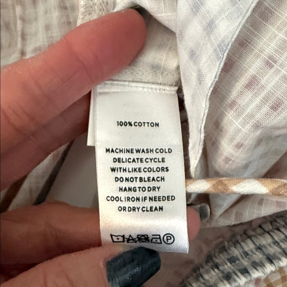 NWT Lilla P Pastel Gingham Elastic Waist Ruffle Hem Midi Skirt - Picture 5 of 5